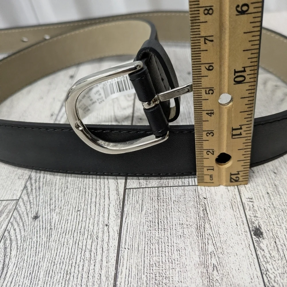 Target Black Belt with Silver Buckle